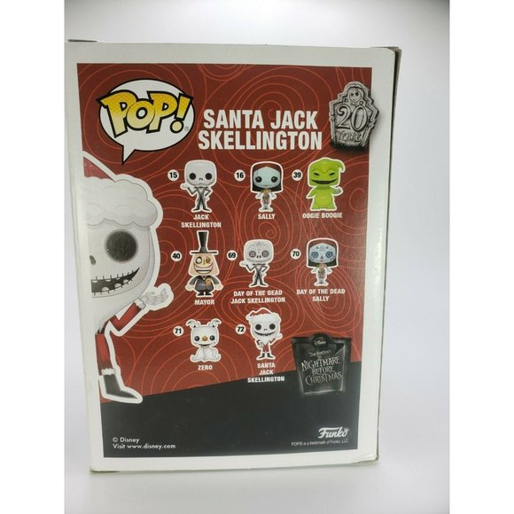 Funko 72 SANTA JACK SKELLINGTON Disney POP Vinyl Figure - Picture 6 of 12